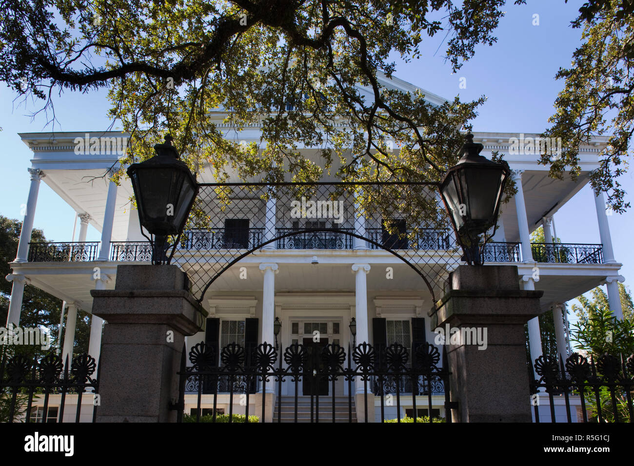 Stati Uniti d'America, Louisiana, New Orleans Garden District, Buckner House Garden District Mansion Foto Stock