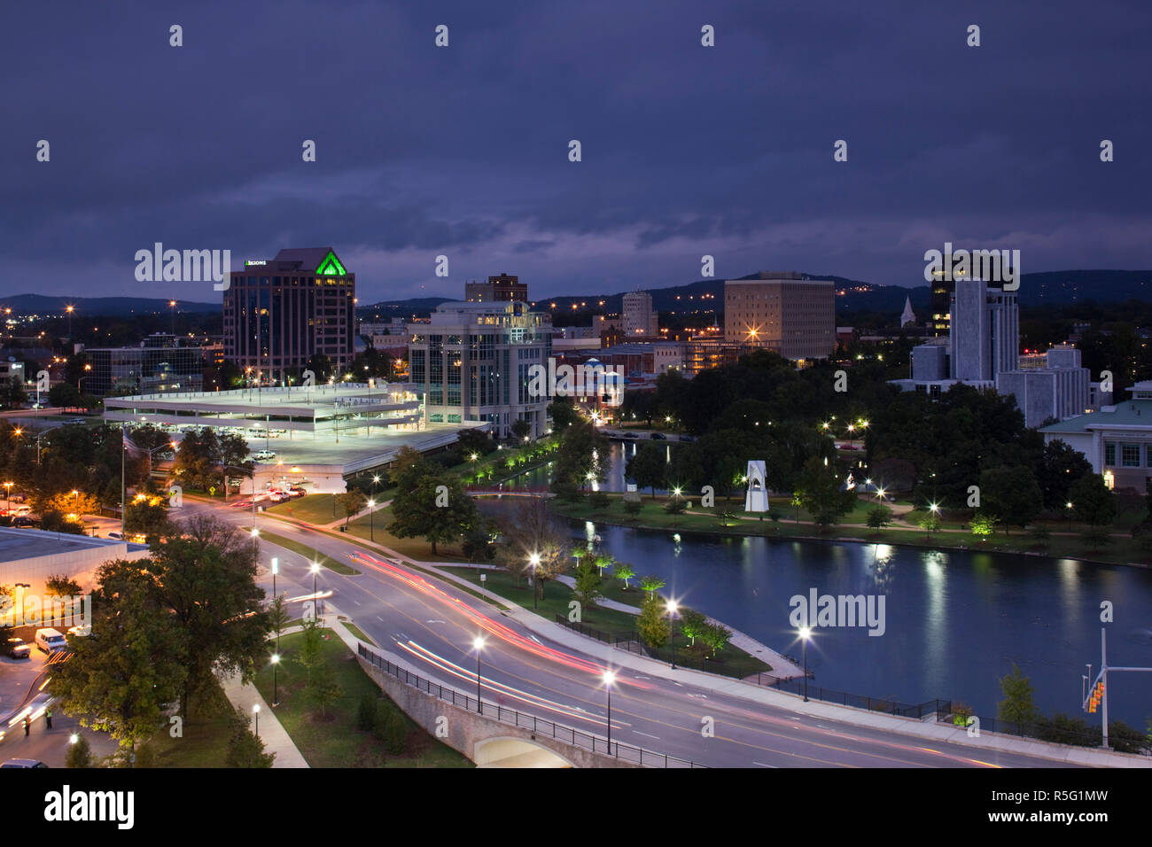 Stati Uniti d'America, Alabama, Huntsville, Big Spring Park Foto Stock