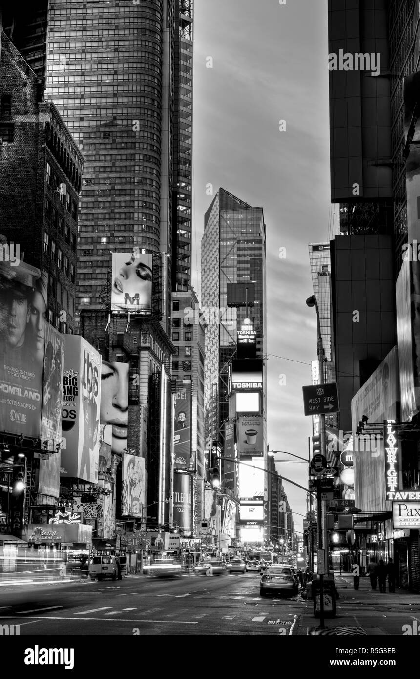 Stati Uniti d'America, New York, Manhattan Midtown, settima avenue Foto Stock