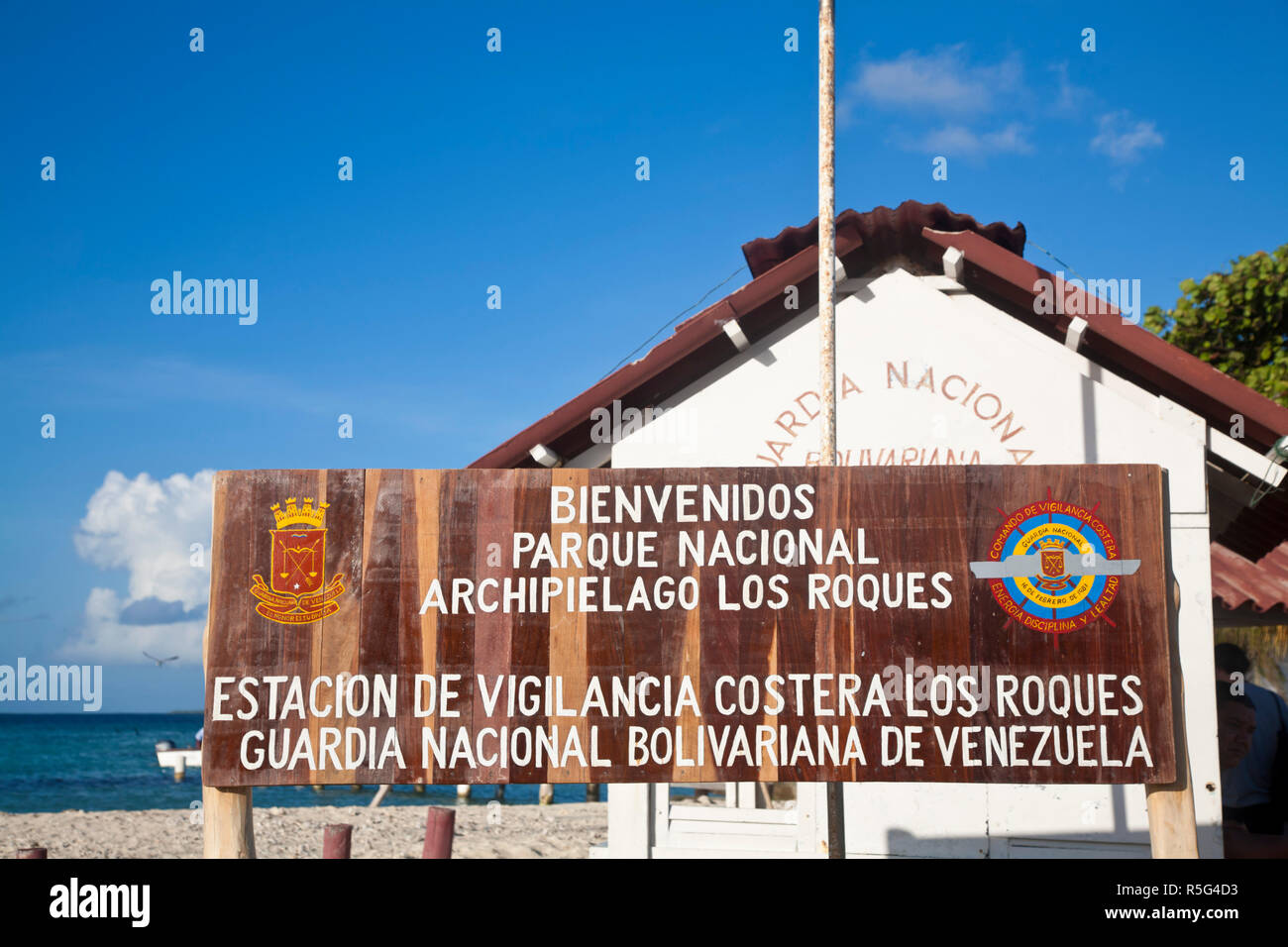 Venezuela, Arcipelago di Los Roques Parco Nazionale Gran Roque, Foto Stock