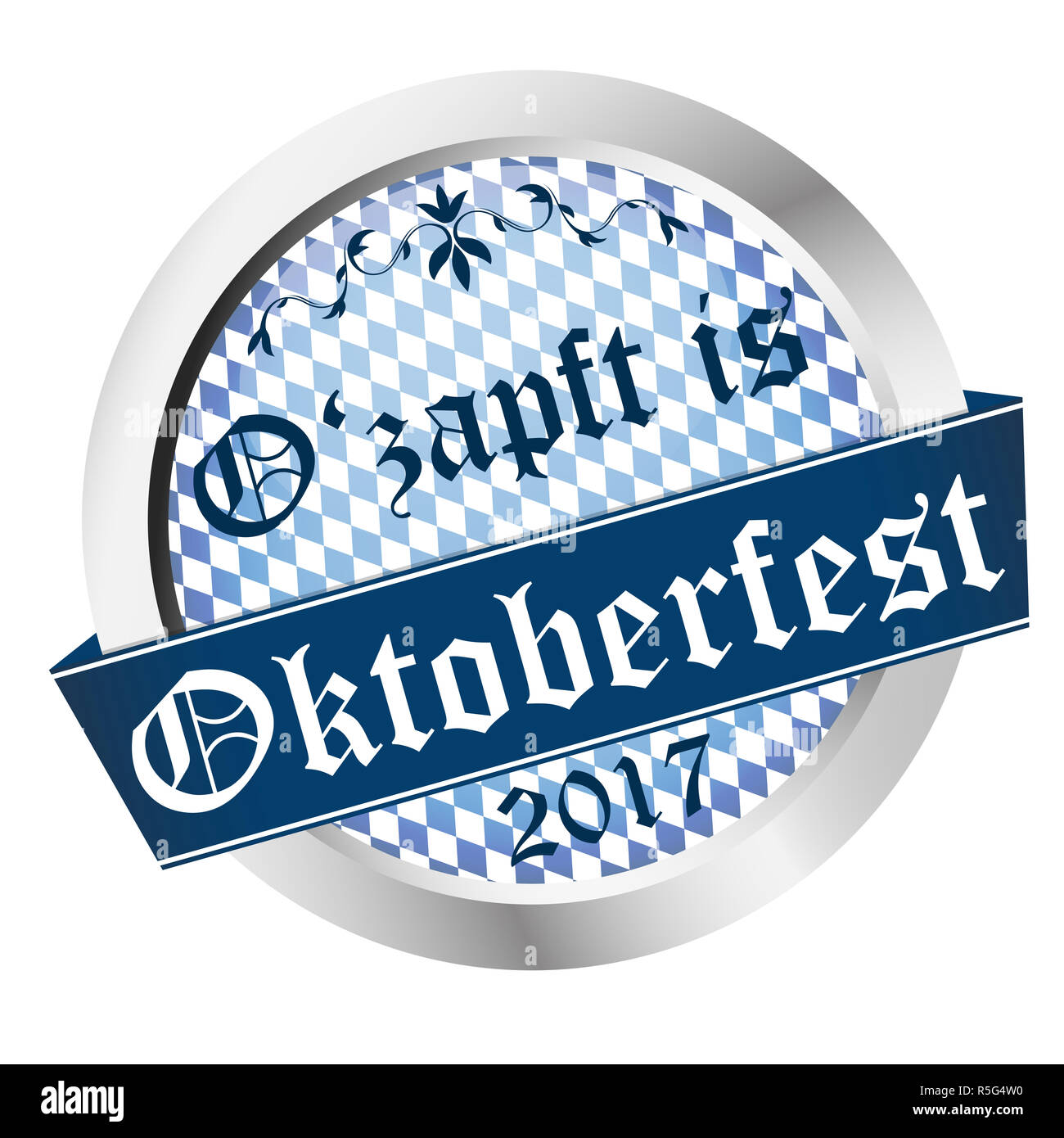 Pulsante Oktoberfest 2017 Foto Stock