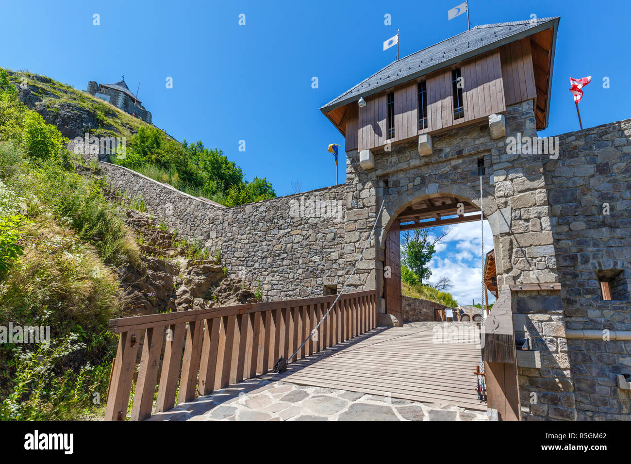 Porta principale di accesso Foto Stock