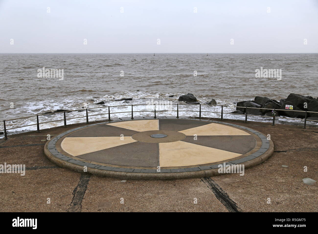 Ness punto (Gran Bretagna il punto piu' orientale), Lowestoft, Waveney district, Suffolk, East Anglia, Inghilterra, Gran Bretagna, Regno Unito, Gran Bretagna, Europa Foto Stock