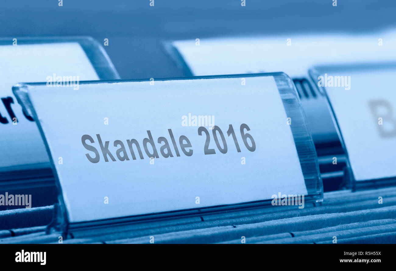 Scandali Foto Stock