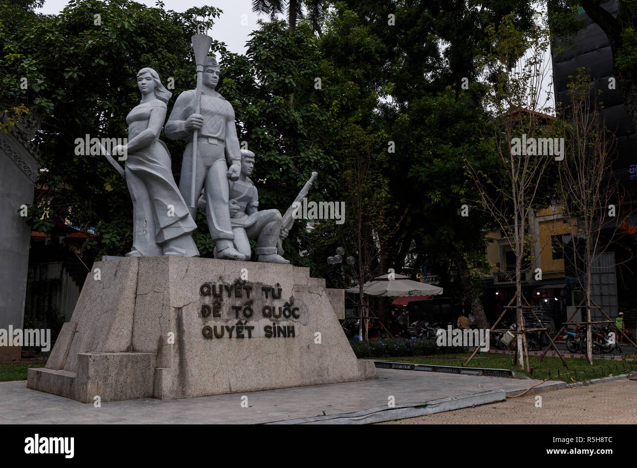 Monumento militare, Hanoi, Vietnam, sud-est asiatico Foto Stock