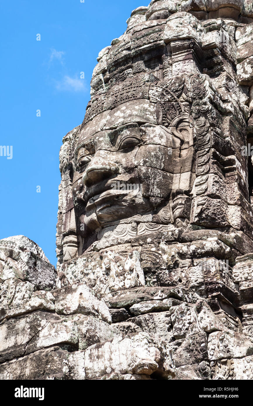 In Bayon Angkor,Cambogia Foto Stock