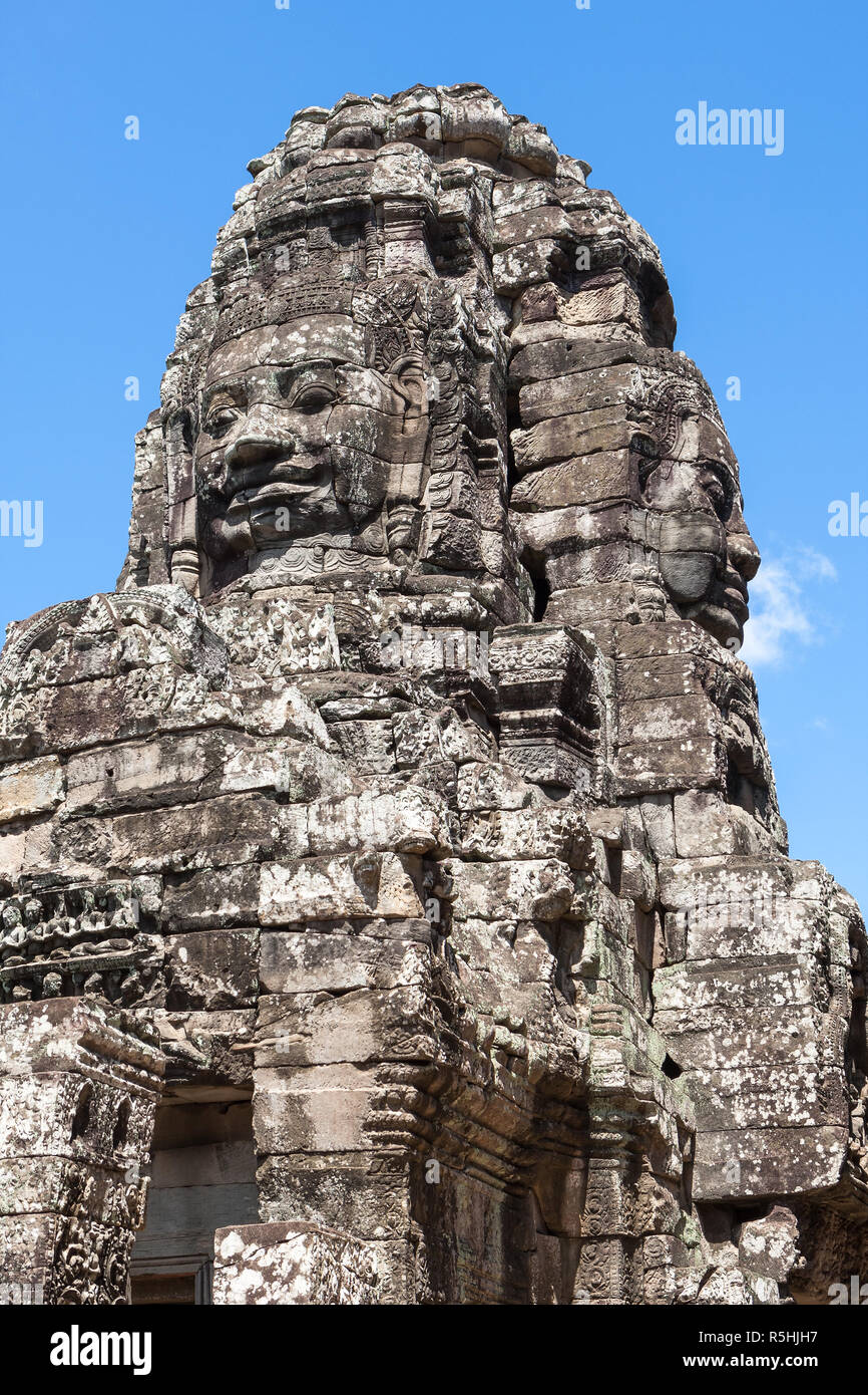In Bayon Angkor,Cambogia Foto Stock