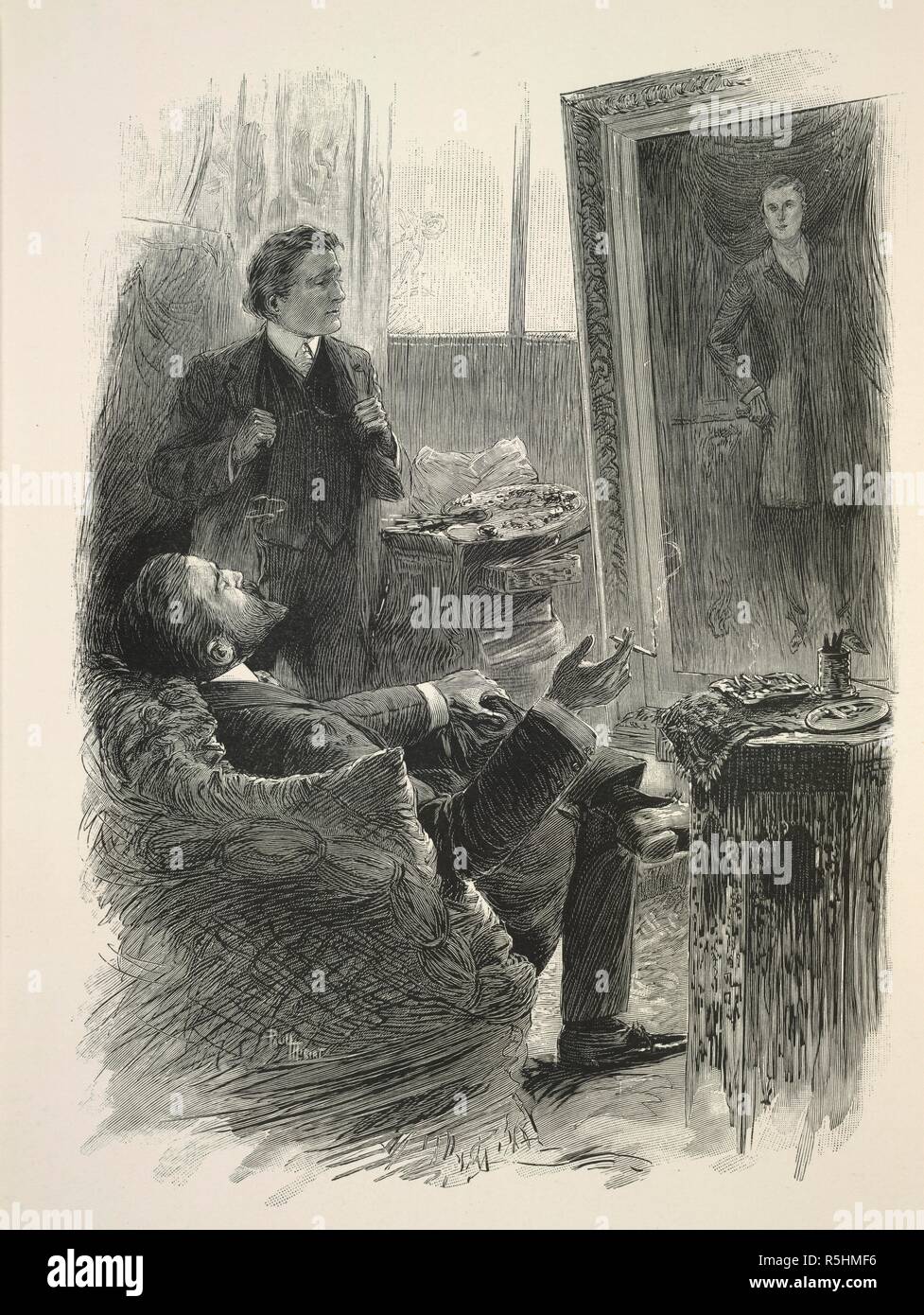 La pittura. È la vostra migliore lavoro, basilico, la cosa migliore che abbia mai fatto, detto Lord Henry, languidly. La Foto di Dorian Gray. Charles Carrington: Parigi, 1908 [1910]. Fonte: Cup.501.c.13, frontespizio. Lingua: Inglese. Autore: Wilde, Oscar Fingal O'Flahertie Wills. Il DELE, dopo Thiriat, P. Foto Stock
