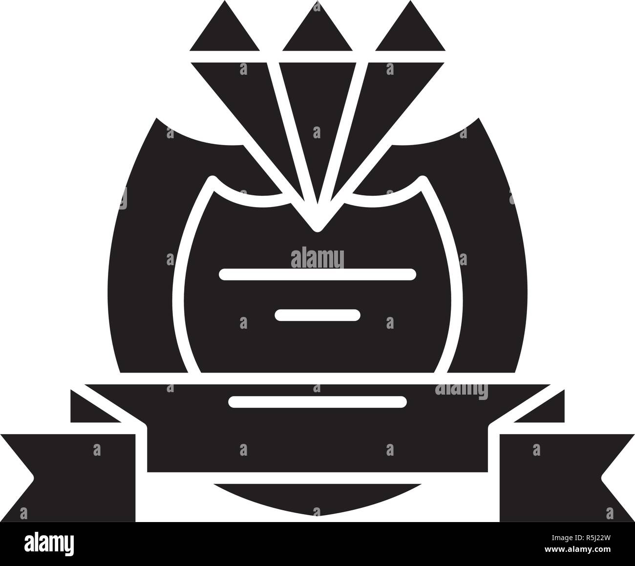 Cliente Vip icona nera, segno del vettore su sfondo isolato. Vip concetto client symbol, illustrazione Illustrazione Vettoriale