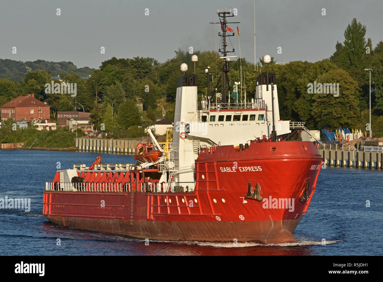 Alimentazione offshore Nave Sable Express Foto Stock