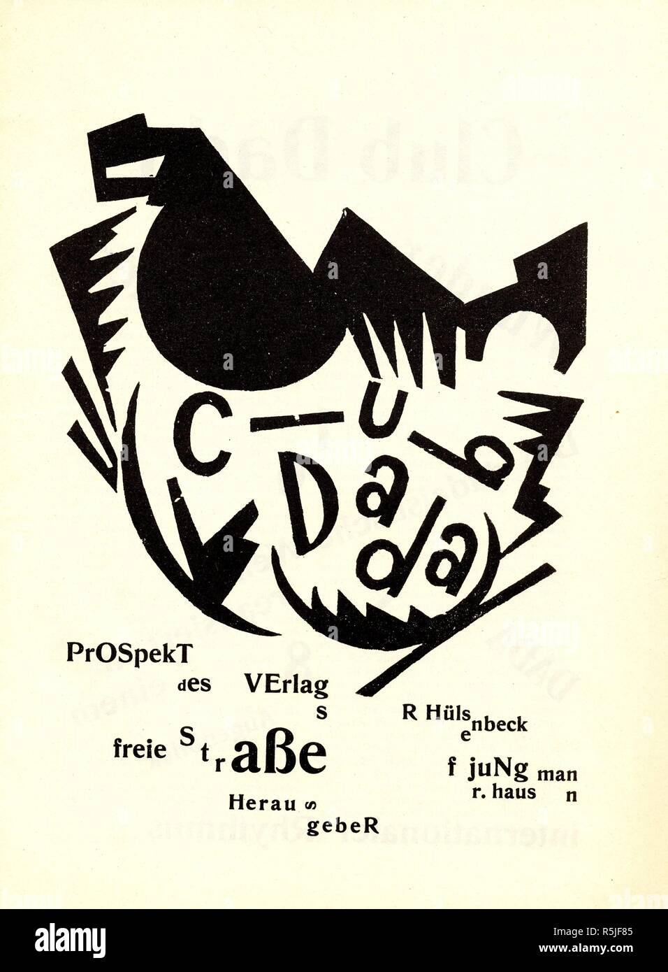 Club Dada, Berlino, 1918. Museo: Collezione privata. Autore: anonimo. Foto Stock