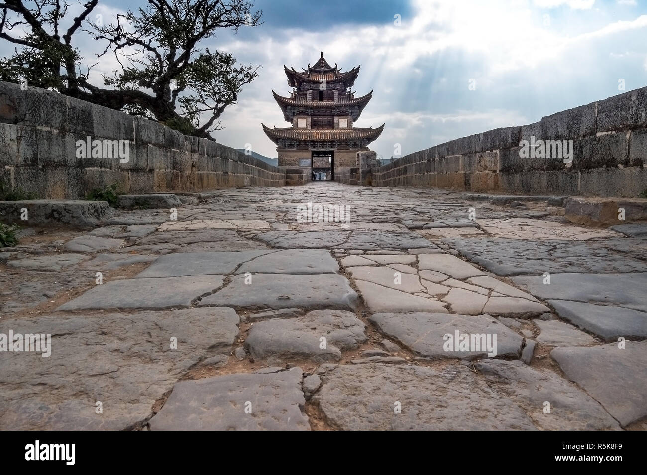 Ponte shuanglong a jianshui in Cina Foto Stock