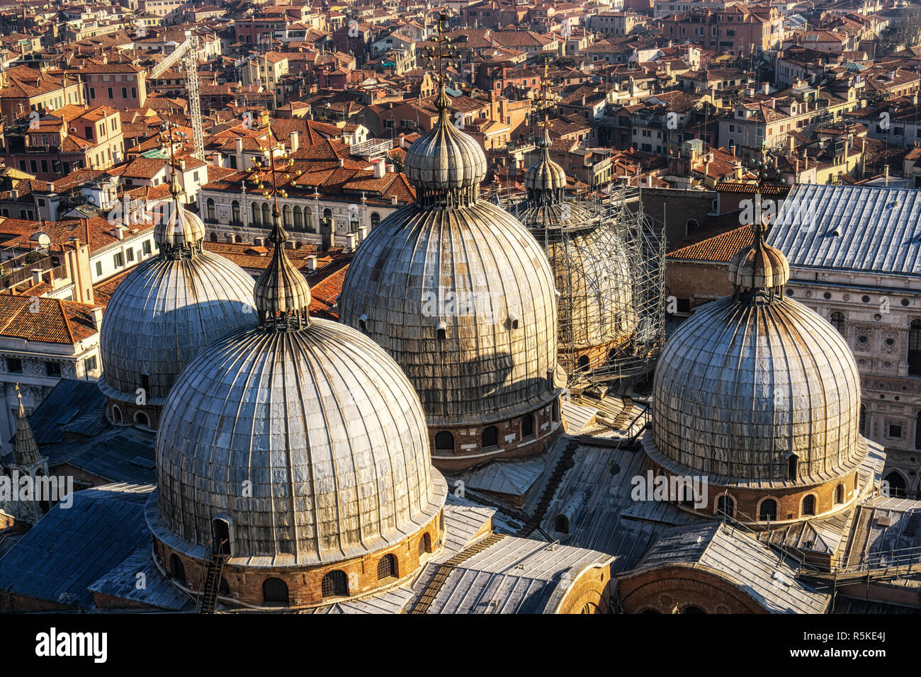 Basilica di San Marco view Foto Stock
