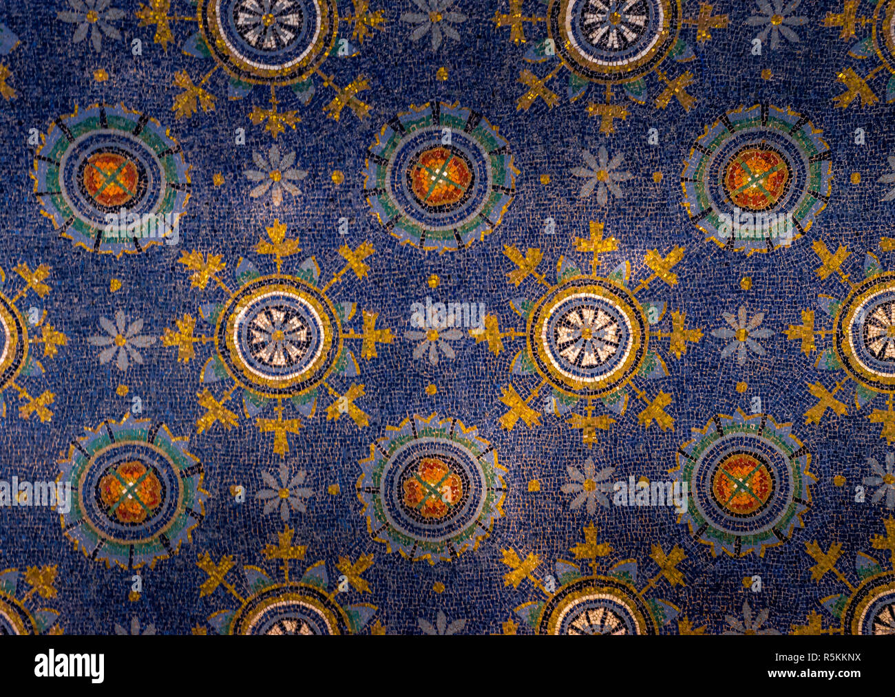 Ravenna mosaici bizantini Foto Stock