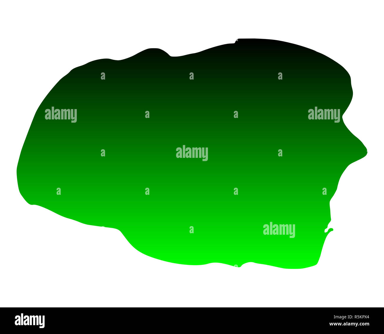 Mappa di foehr Foto Stock