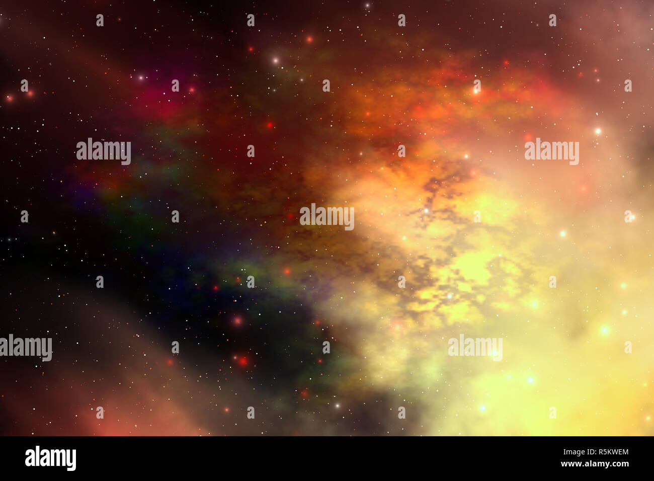 La nebulosa di riflessione Foto Stock