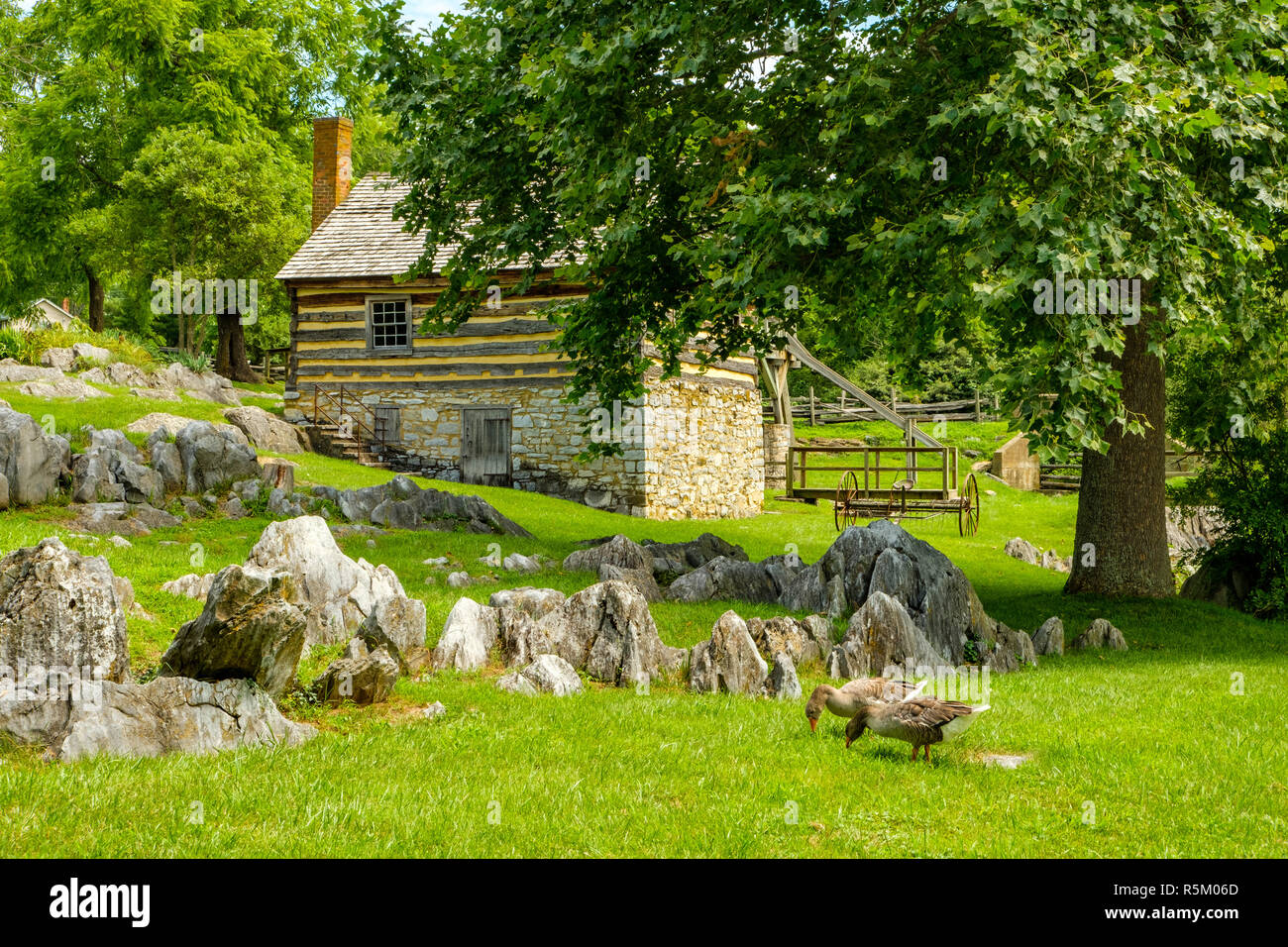 McCormick Farm, Shenandoah Valley Ricerca in agricoltura e il centro di estensione, 128 Cyrus McCormick Circle, Raphine, Virginia Foto Stock