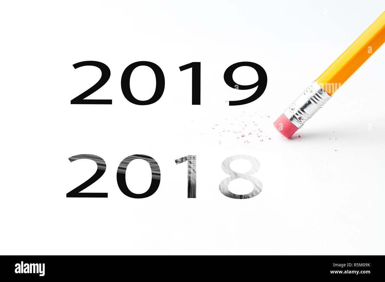 Natale e Anno Nuovo sfondo per l'ufficio 2018 2019. Foto Stock