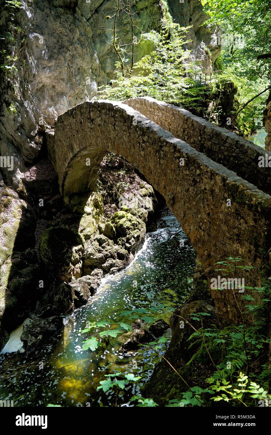 Gorges de l'areuse 2 Foto Stock