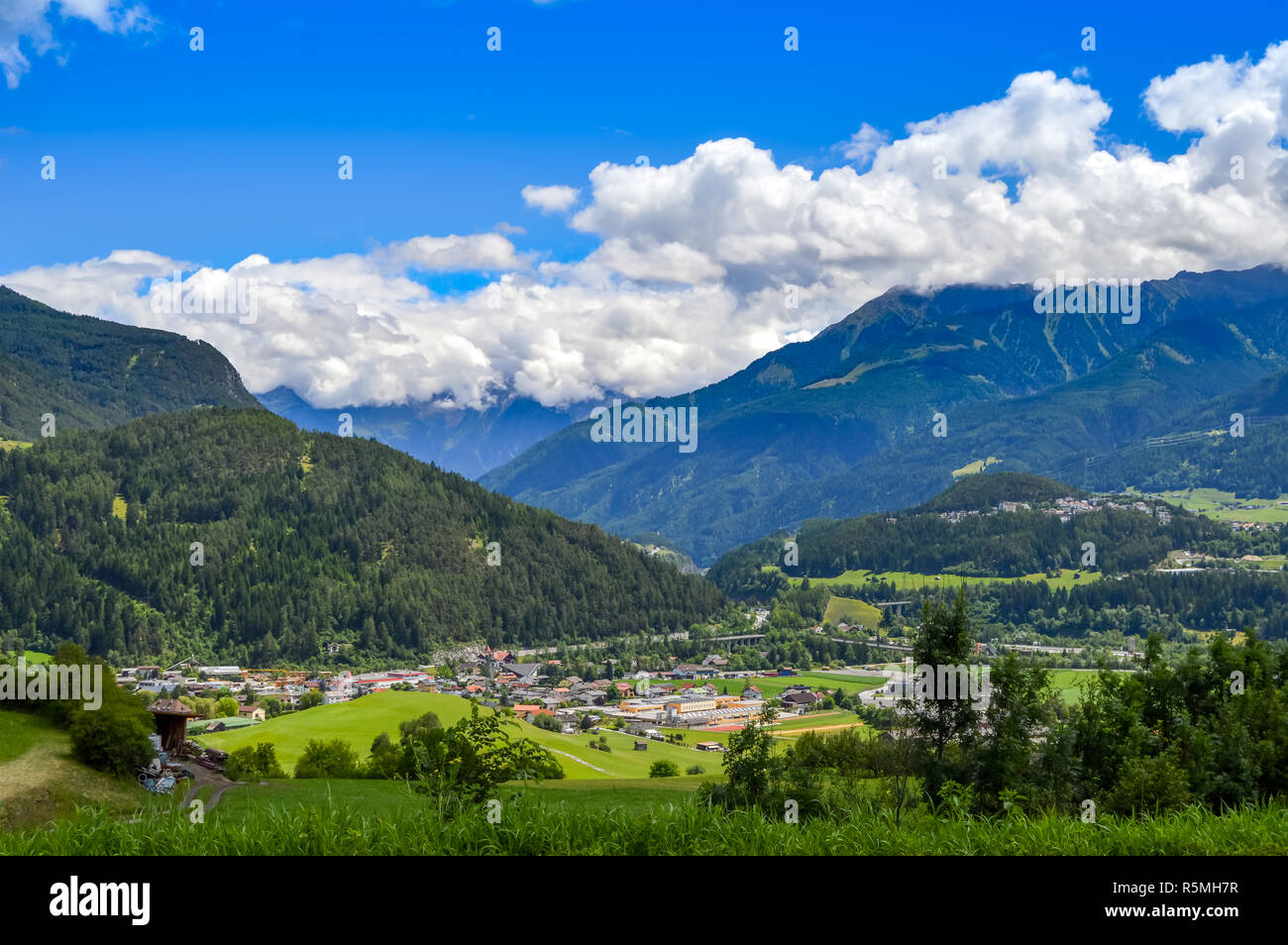 Il massiccio del Silvretta Foto Stock