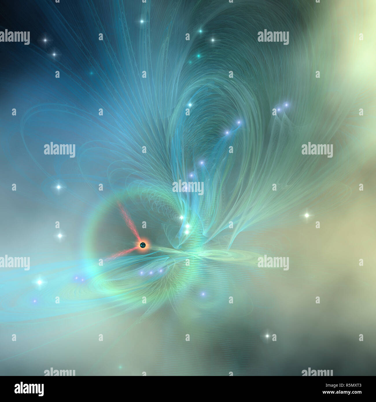 Butterfly Nebula Foto Stock