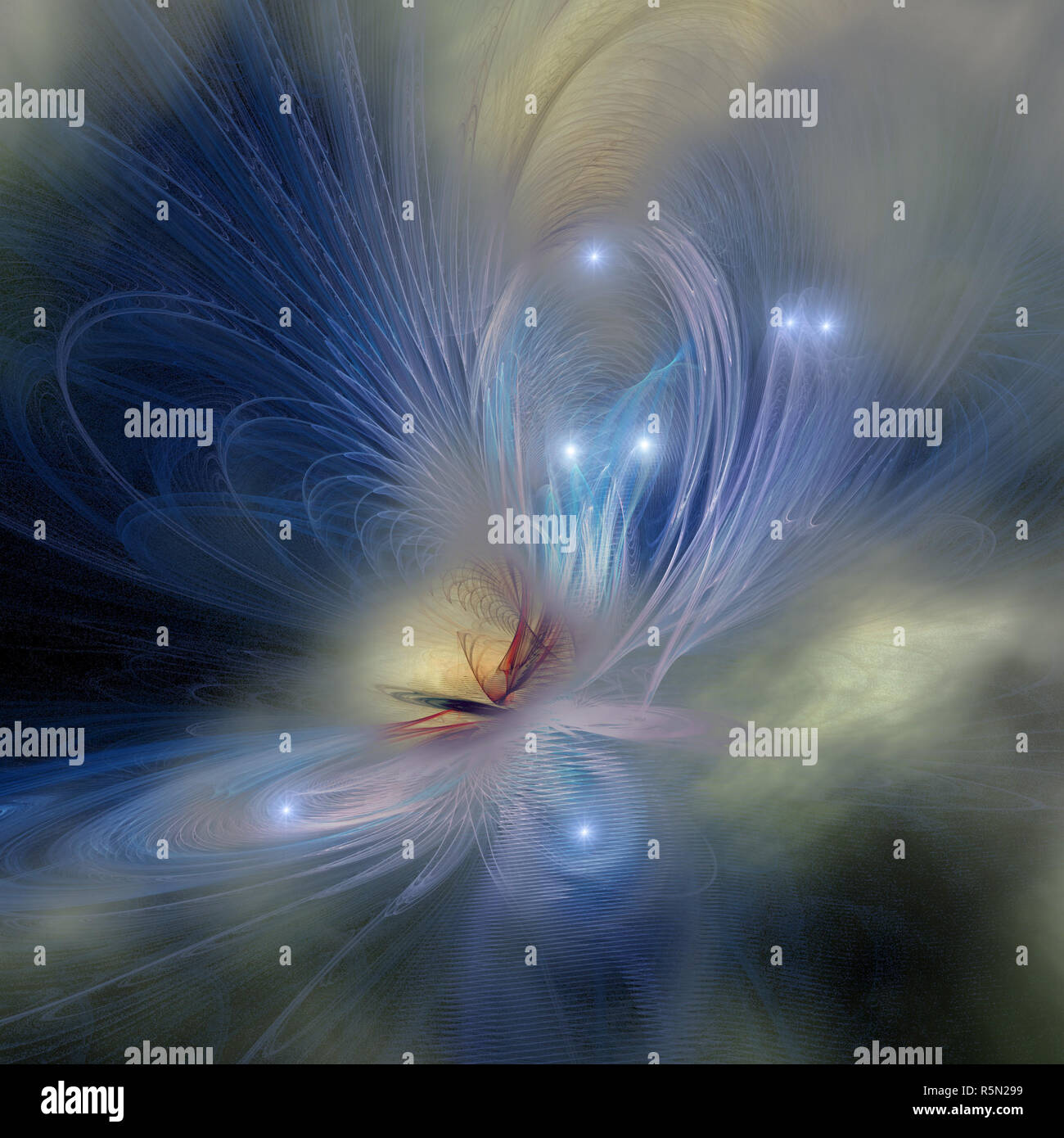Butterfly Nebula Foto Stock