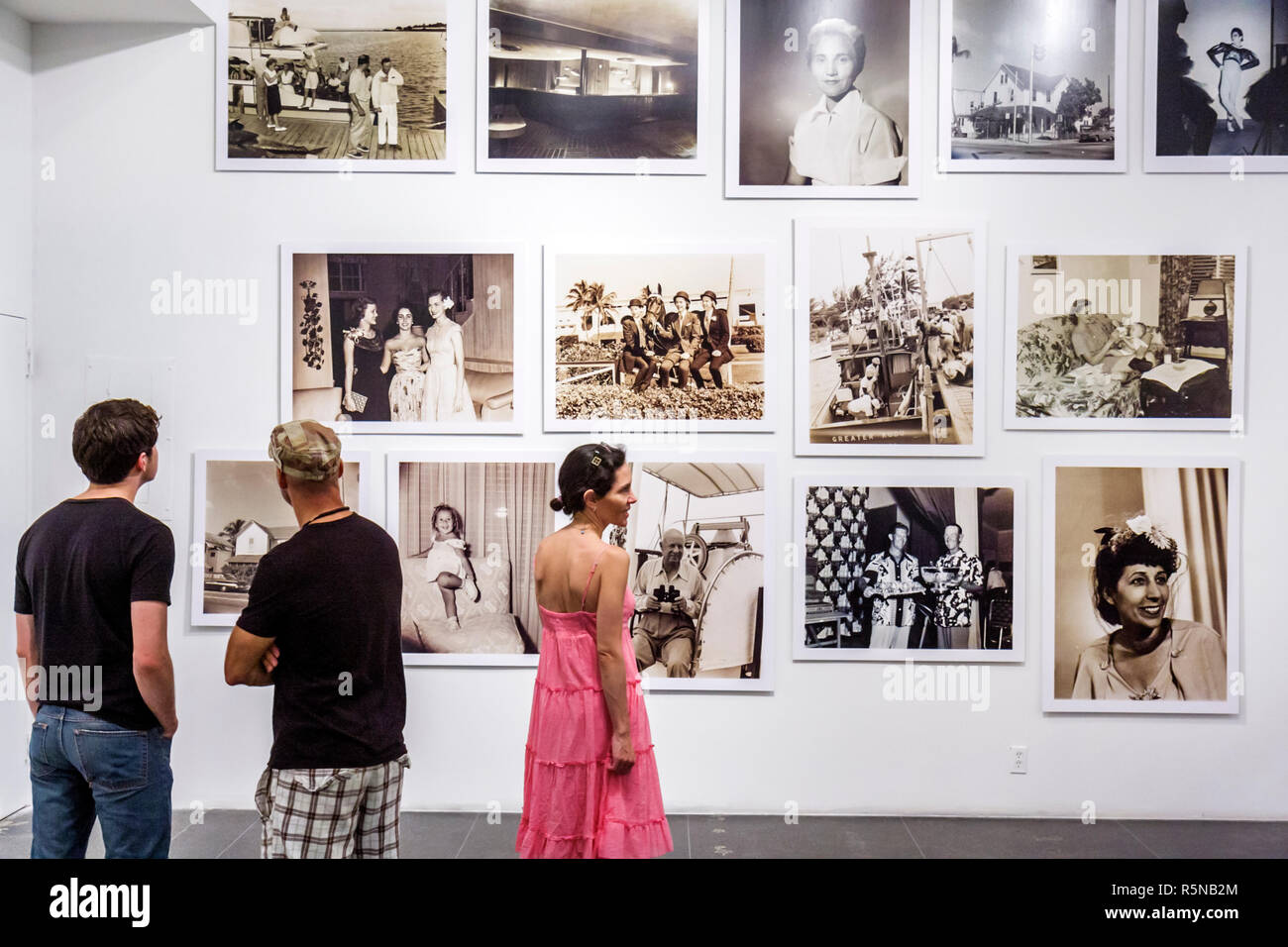 Miami Beach Florida, Lincoln Road Mall, ArtCenter SouthFlorida, galleria, gallerie, rivenditore, rivenditori, gallerista, fotografia, arte, cultura, mostra Foto Stock