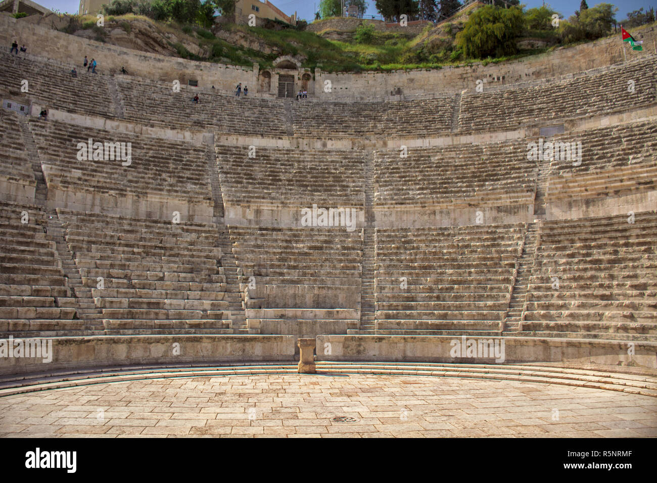 Amman Teatro Romano Foto Stock