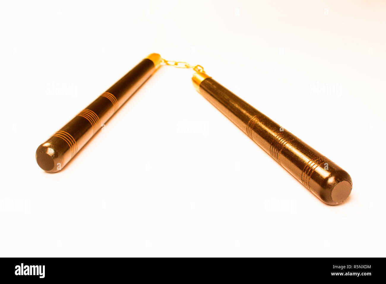 Nunchaku in bronzo Foto Stock