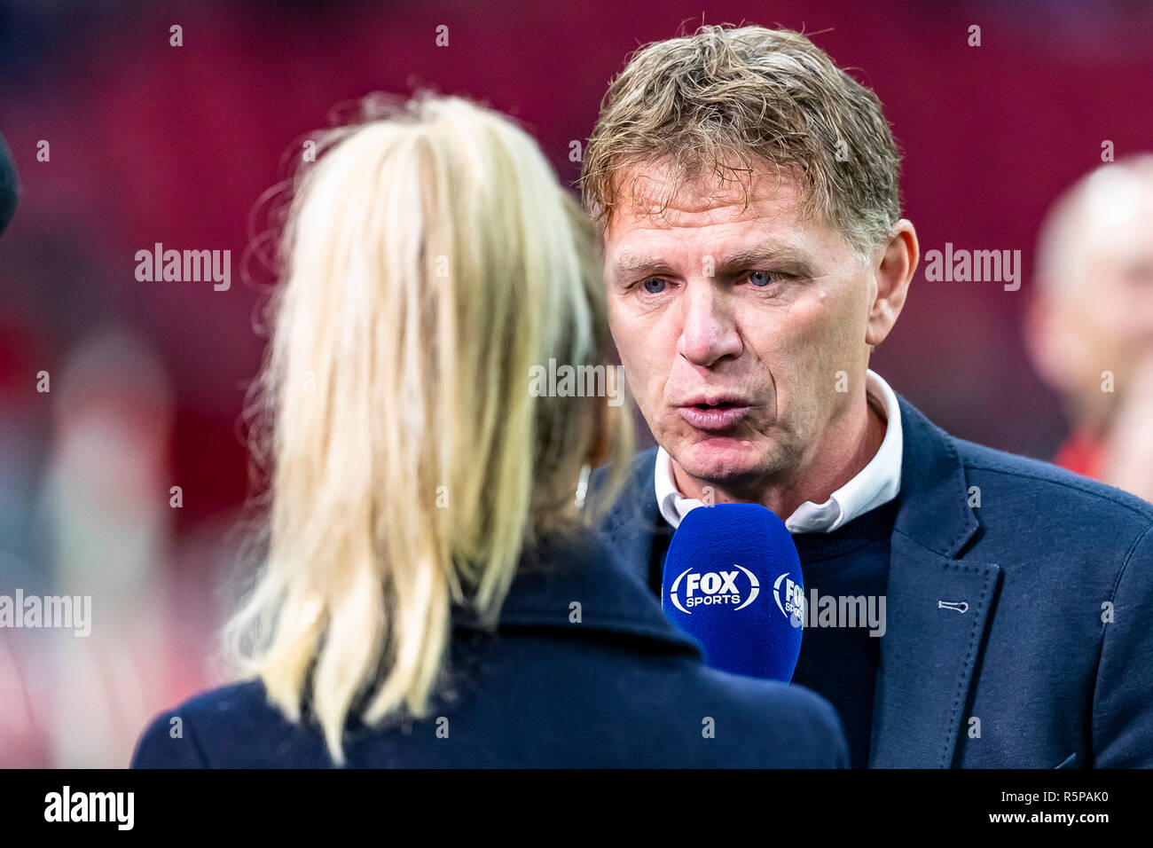 AMSTERDAM, Paesi Bassi, 02-12-2018, calcio, Johan Cruijff ArenA, eredivisie Olandese, stagione 2018/2019, ADO Den Haag coach Fons Groenendijk, prima della partita Ajax - ADO, Foto Stock
