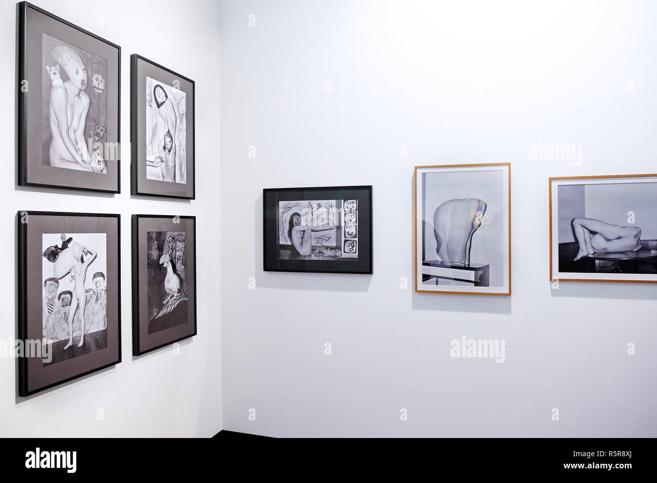 Berlino arte settimana. Germania. Settembre 2018. Le più importanti di arte contemporanea evento. Luogo: Tempelhof, i musei e le gallerie di Berlino Foto Stock