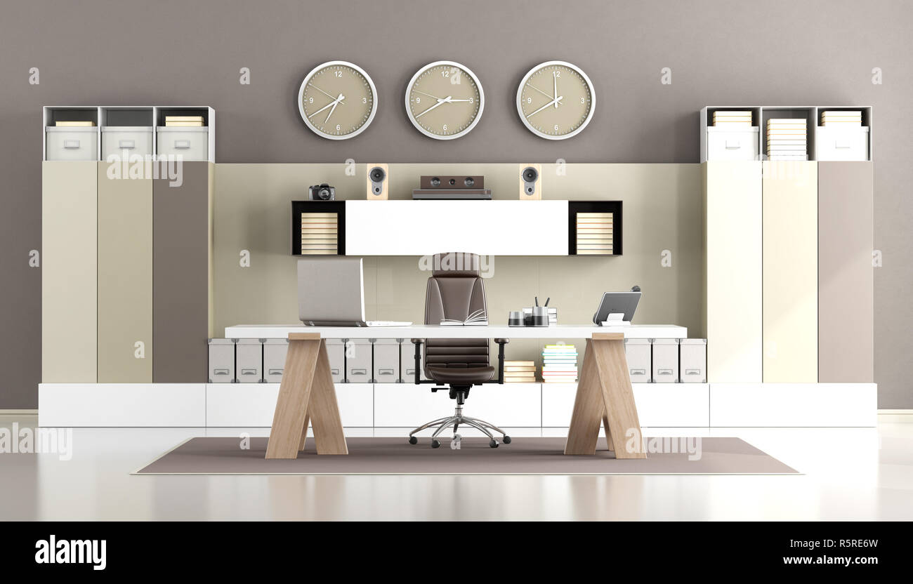 Elegante ufficio moderno Foto Stock