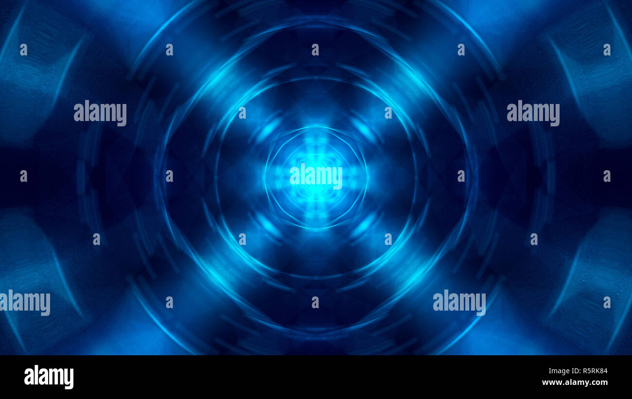 Abstract background. Radiale per effetto di sfocatura Foto Stock