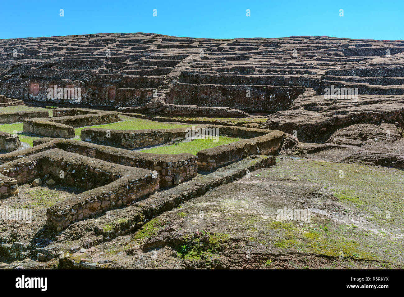 Sito archeologico di El Fuerte de Samaipata, Bolivia Foto Stock