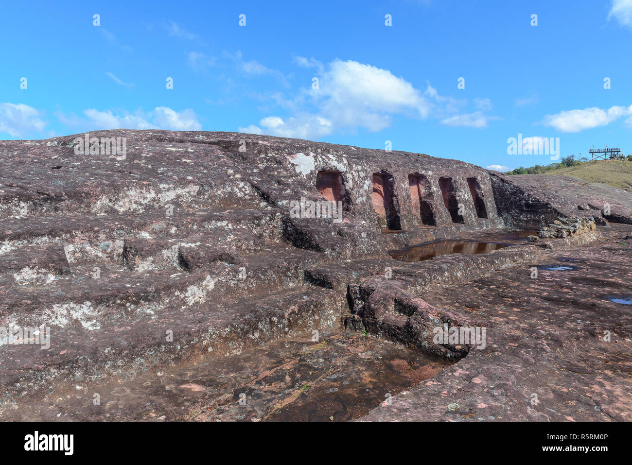 Sito archeologico di El Fuerte de Samaipata, Bolivia Foto Stock