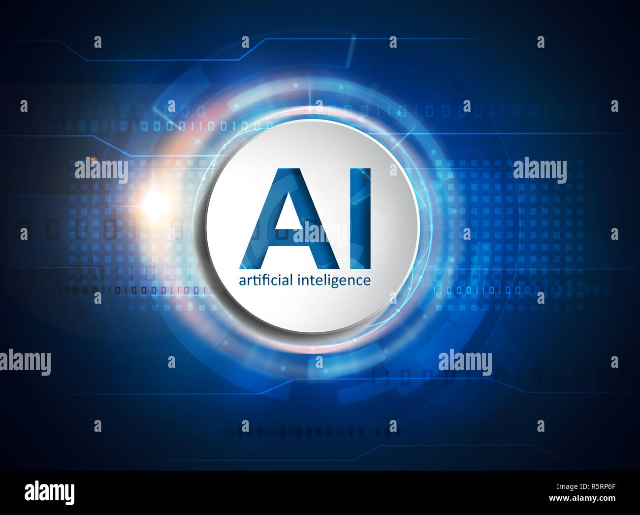 Artificial Intelligence Technology Foto Stock