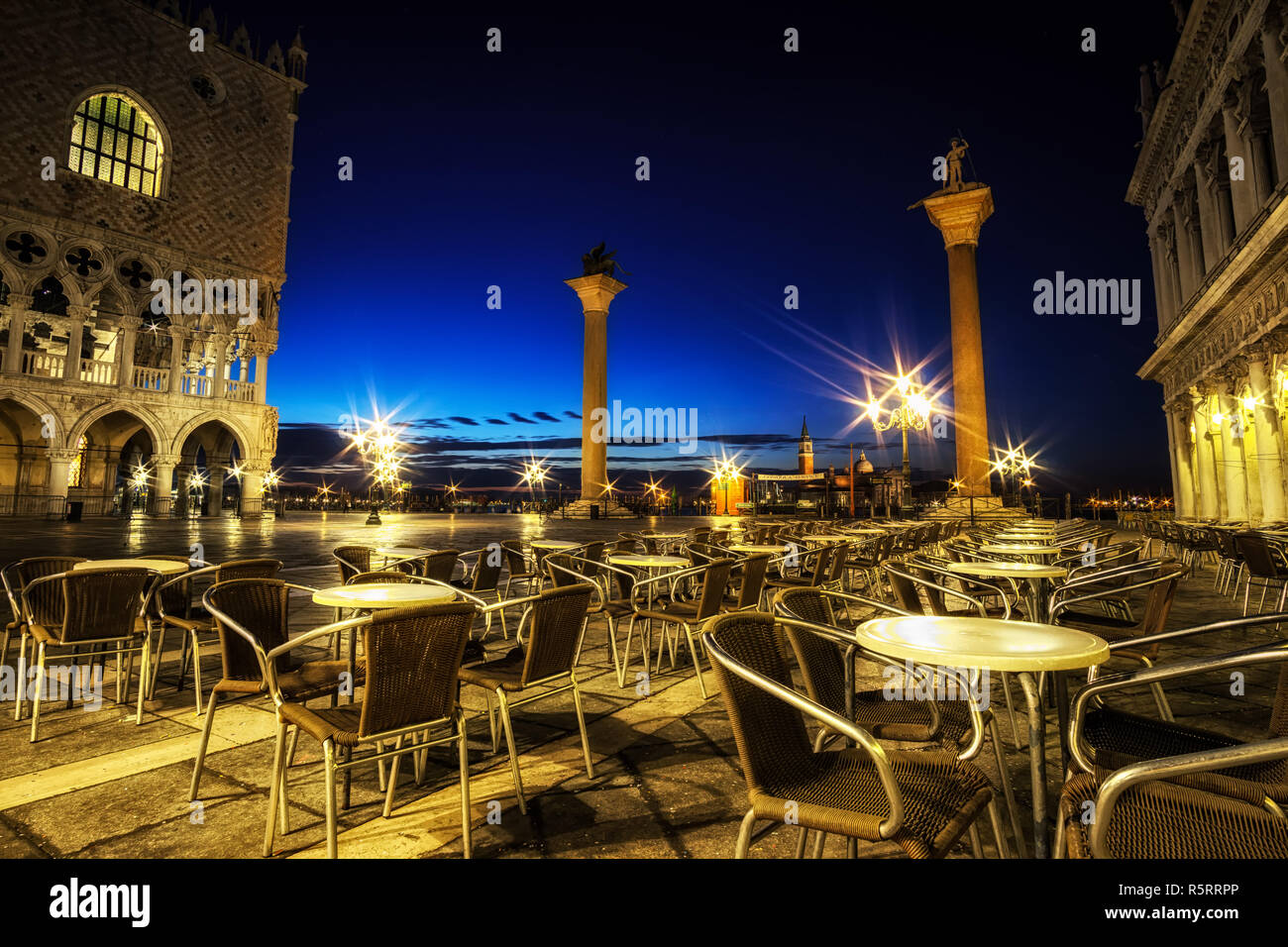 Piazza San Marco e il palazzo ducale Foto Stock