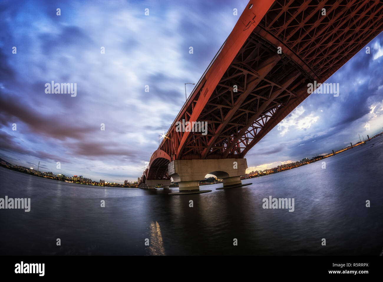 Ponte Seongsan Foto Stock