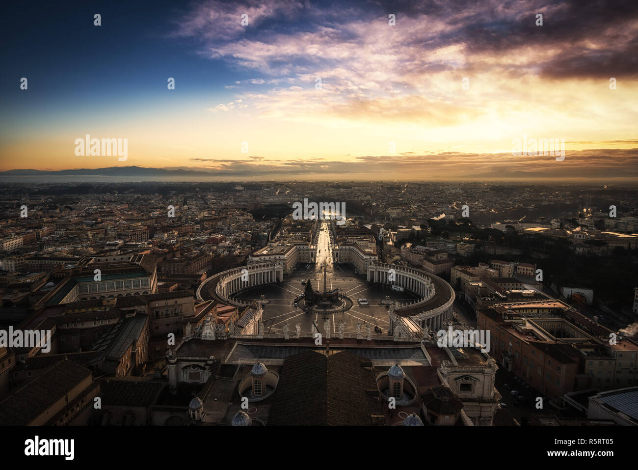 Roma al mattino Foto Stock