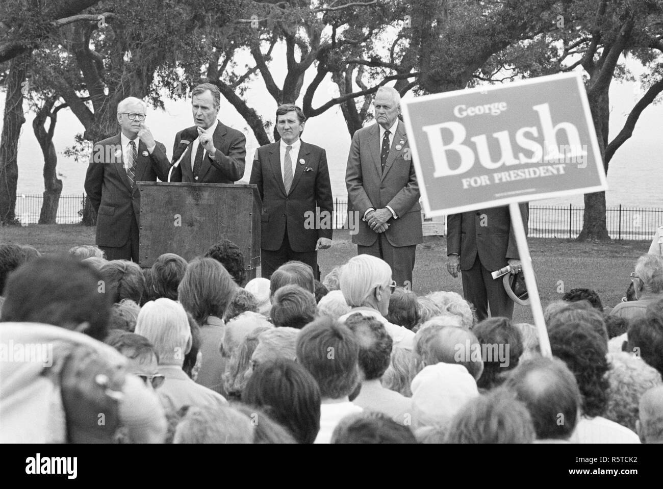 George Bush 1988 Foto Stock