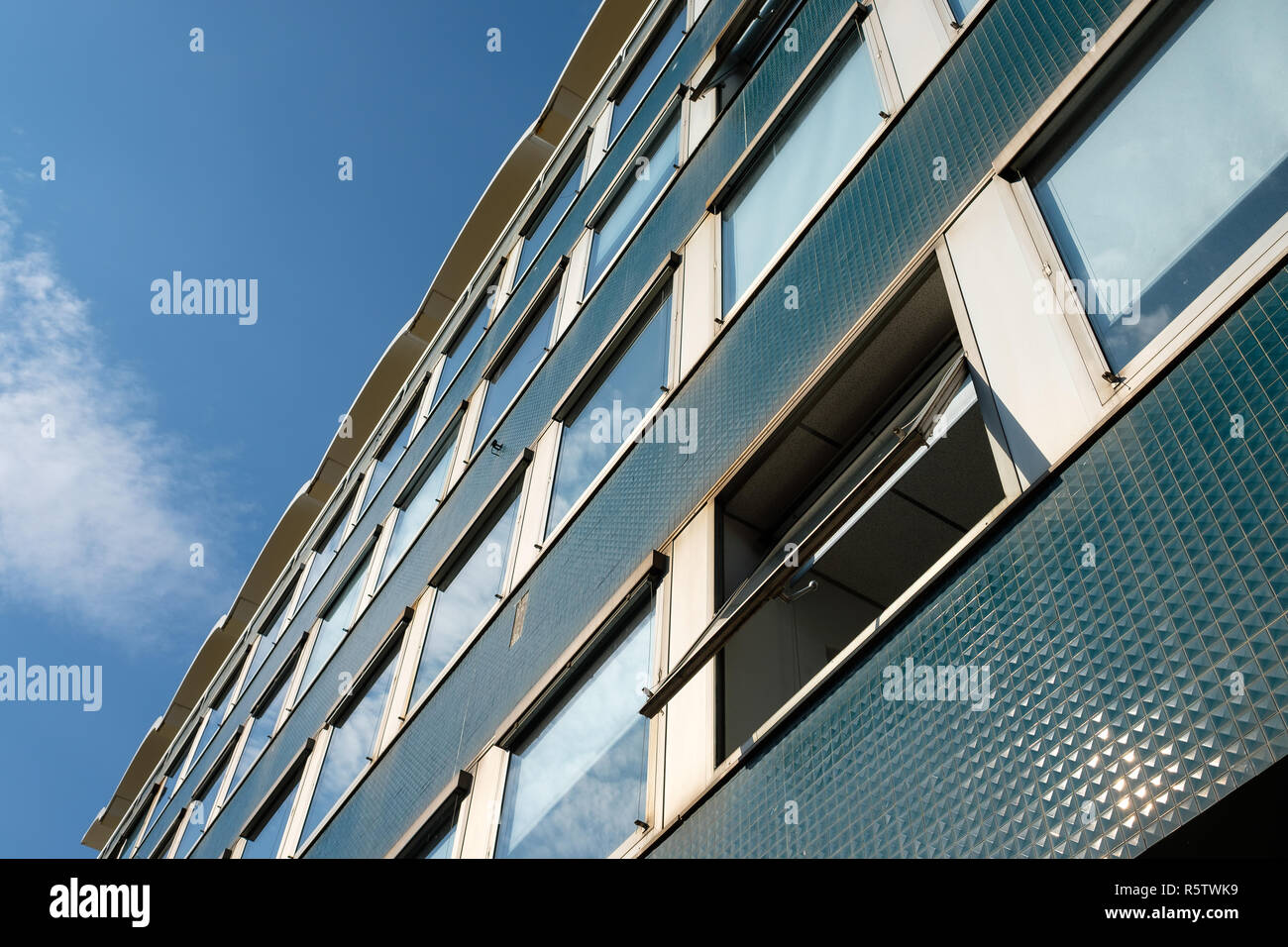 Ufficio di facciata edificio dal 6oer anni Foto Stock