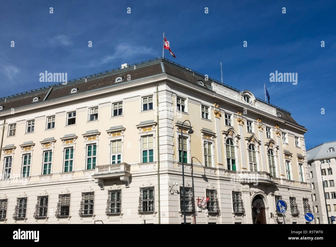 Cancelleria federale vienna Foto Stock