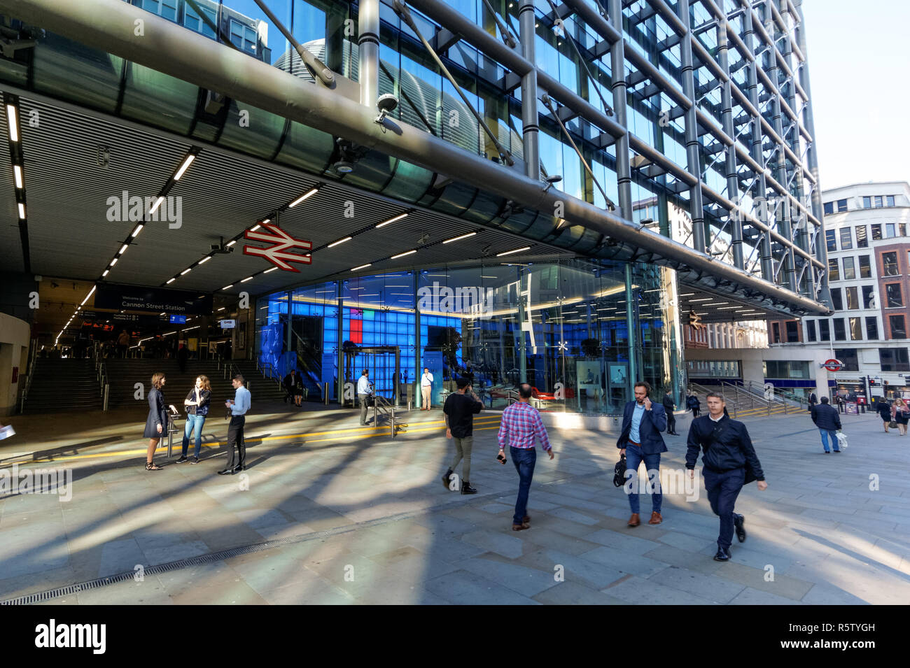 Cannon Street Station, Londra England Regno Unito Regno Unito Foto Stock