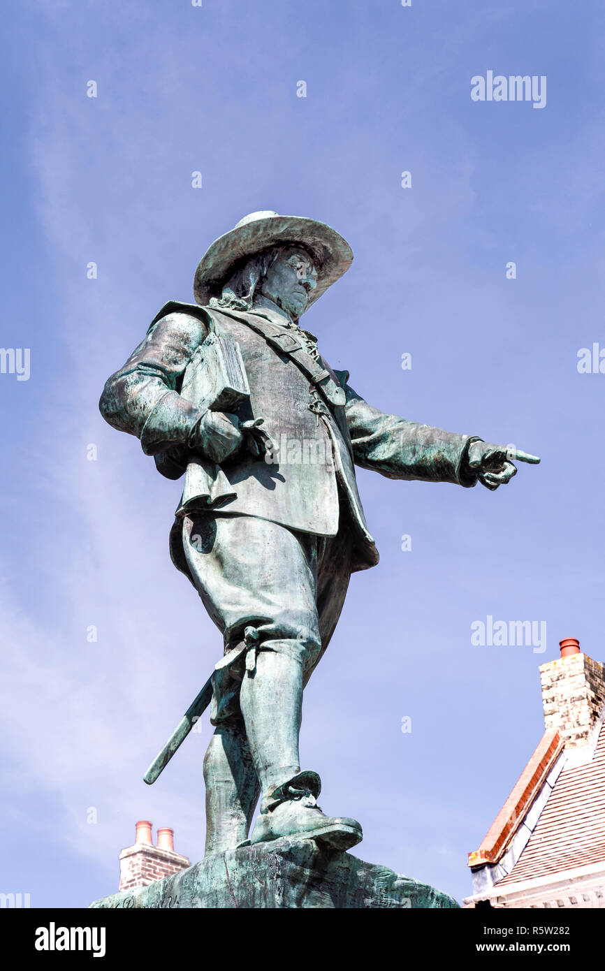 St Ives (Cambridgeshire, Regno Unito): Monumento di Oliver Cromwell Foto Stock