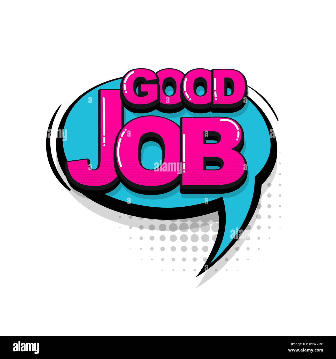 Testo di fumetti raccolta effetti sonori pop art style Illustrazione Vettoriale