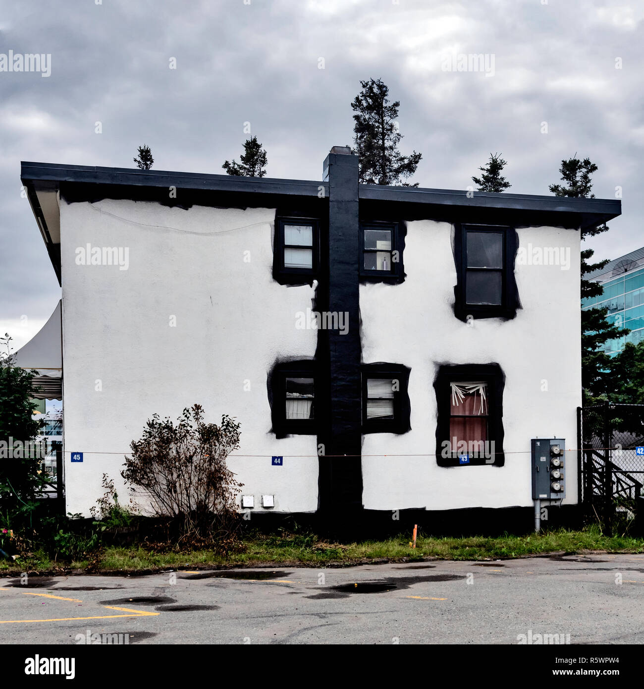 Design insolito della casa, Anchorage, Alaska, STATI UNITI D'AMERICA Foto Stock
