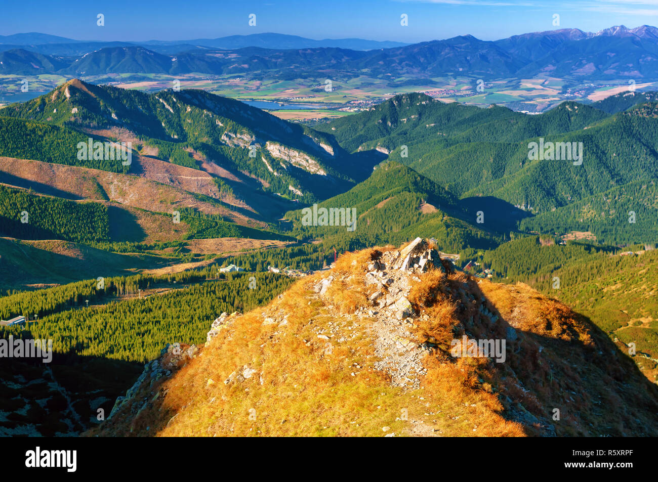 Mountain Bassi Tatra National Park Foto Stock