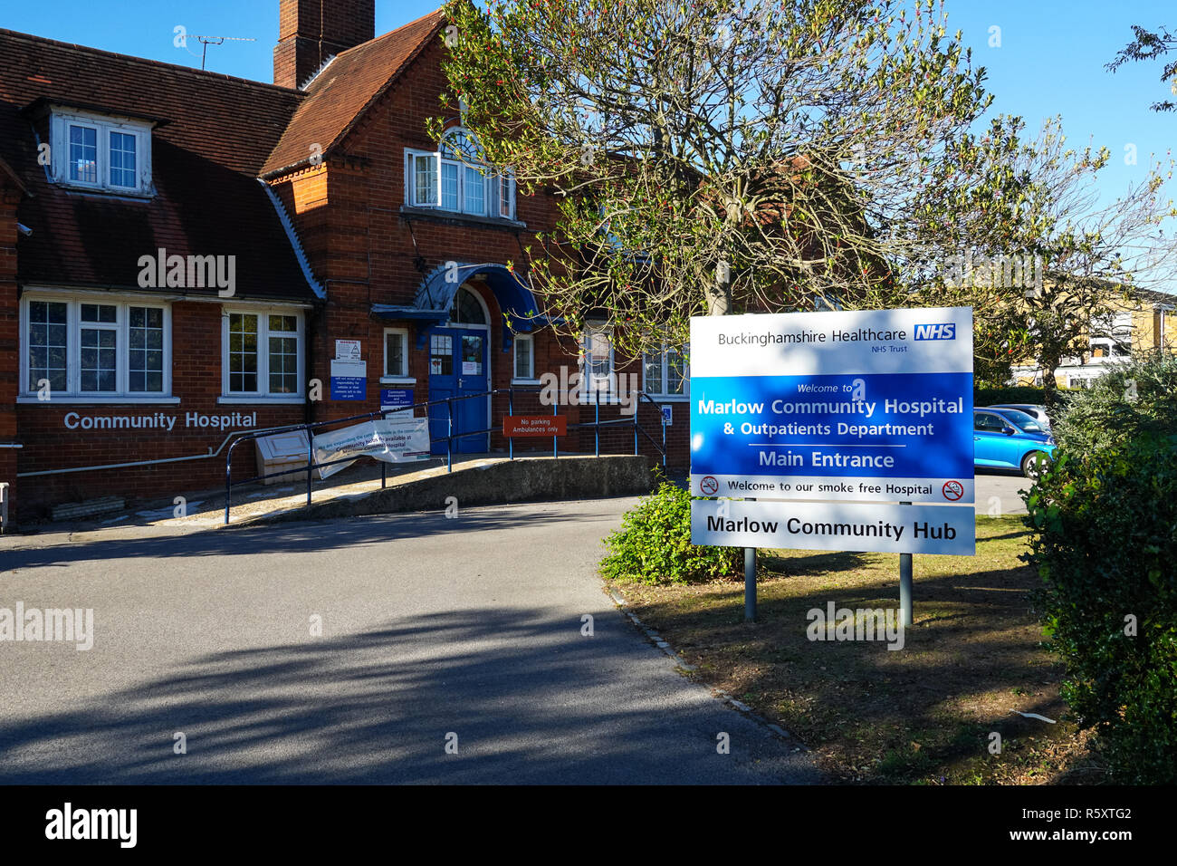 Marlow Comunità Ospedale, Buckinghamshire, Inghilterra Regno Unito Regno Unito Foto Stock