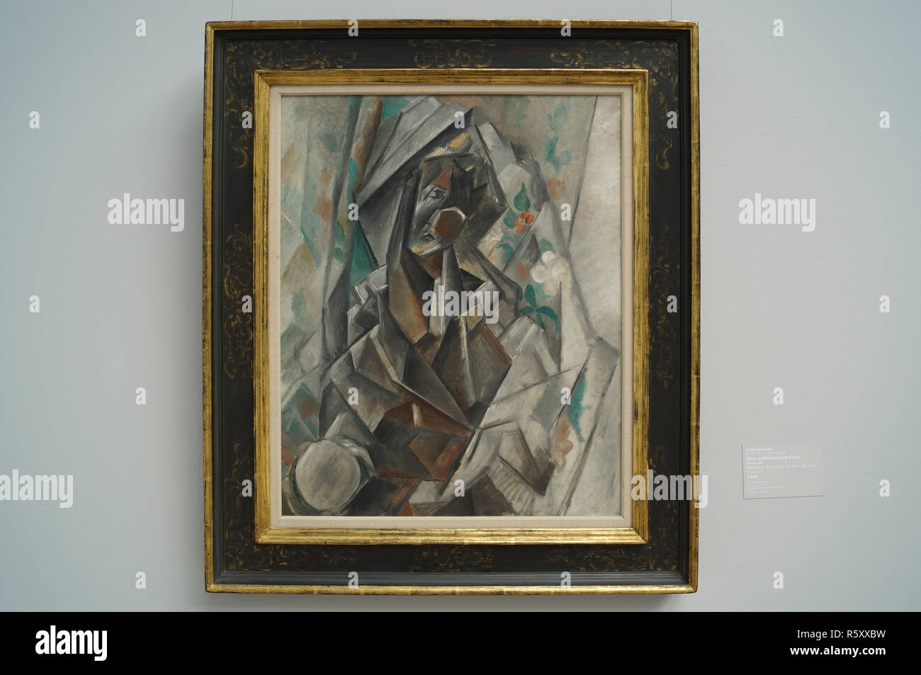 Donna in appoggio sul suo gomito (Madonna). 1909. Olio su tela. Foto Stock