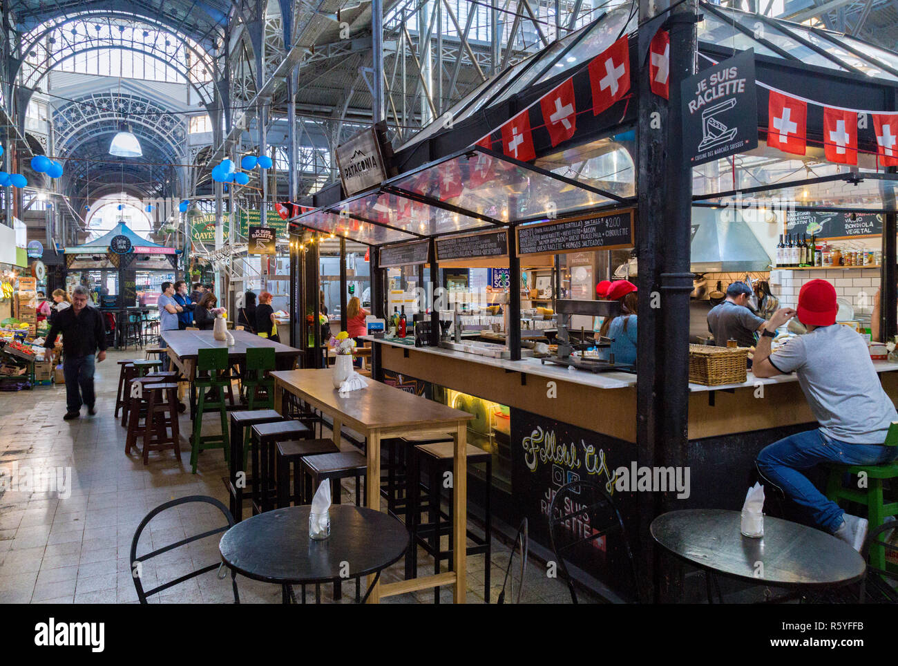 Mercato di San Telmo, Buenos Aires, Argentina. Foto Stock